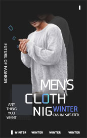Sweater plus size casual base