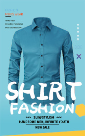Slim solid color shirt
