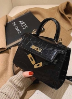 New fashion high sense hand bill of lading shoulder bag 黑色 