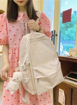 Cute girls' schoolbag backpack 白色 