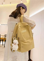 Cute girls' schoolbag backpack 黄色 