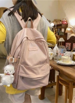 Cute girls' schoolbag backpack 粉色 