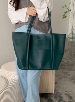 Shoulder bag Large capacity Tote bag 绿色 