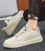 New trend casual sports small white men's board shoes 米色 