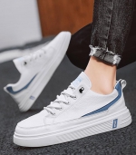 New trend casual sports small white men's board shoes 米蓝 