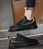 New trend casual sports small white men's board shoes 黑色 