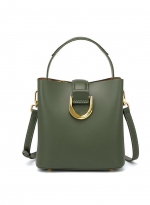 fashion all-match shoulder bag olive green 