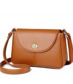 PU soft leather shoulder bag desert yellow 