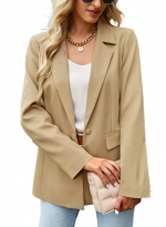 casual little blazer Khaki 
