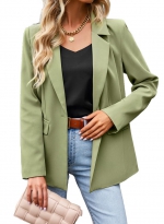 casual little blazer Green 
