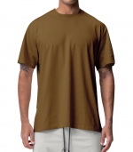 Sports short sleeve T shirt Brown 