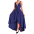 Plus-size dress halter straps Dark blue