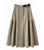 Temperament nizi dress Khaki 