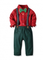Boys' Christmas suit Red 