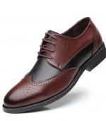 Business casual leather shoes Brown 