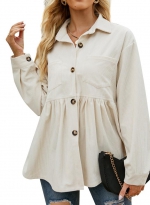 Doll shirt casual shirt    White 
