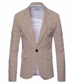 Commuter fashion suit jacket khaki 