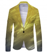 Commuter fashion suit jacket Gradational yellow 