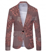 Commuter fashion suit jacket Brick red 