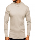 Warm long-sleeved T-shirt Apricot 