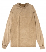 Off shoulder T shirt base    Light khaki 