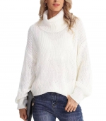 Sweater pullover long sleeves White 