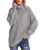 Sweater pullover long sleeves Grey 