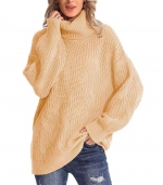 Sweater pullover long sleeves Apricot 