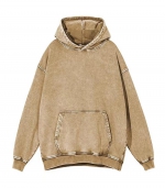 Vintage hooded hoodie khaki 