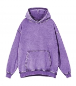 Vintage hooded hoodie Purple 