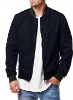 Sports baseball jacket Navy blue 