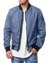 Sports baseball jacket Blue 