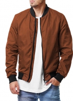 Sports baseball jacket Caramel 