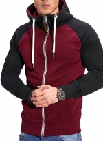 Color matching sport coat Wine red 