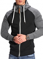 Color matching sport coat Black gray 