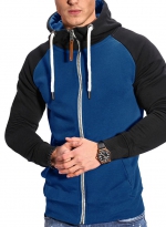 Color matching sport coat Blue black 