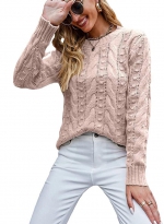 Sweater top sweater    Apricot pink 
