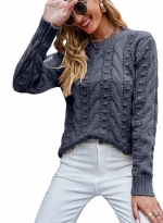 Sweater top sweater    Dark gray 