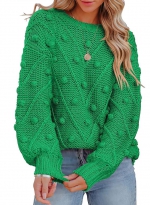 Loose pullover sweater    Green 