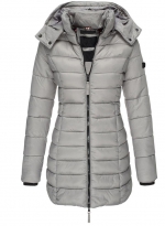 Mid-length padded jacket Gray 
