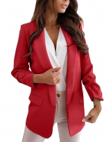 Business casual suit    Red 