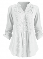 Lace shirt    White 