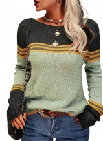 Color matching sweater    Light green 