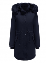 Winter warm padded jacket Dark blue 
