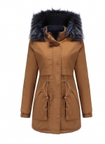 Wear warm coats on both sides Camel 