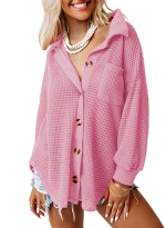 Long sleeve cardigan sweater Pink 