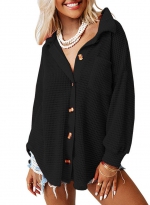 Long sleeve cardigan sweater Black 