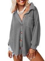 Long sleeve cardigan sweater Grey 