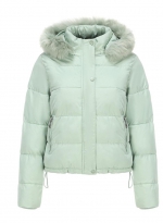 Warm short jacket Mint green 