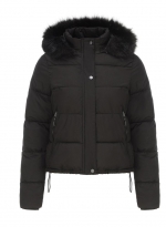 Warm short jacket Black 